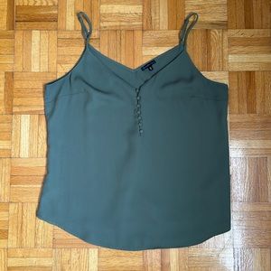 Khaki/olive green Dynamite tank top blouse size L